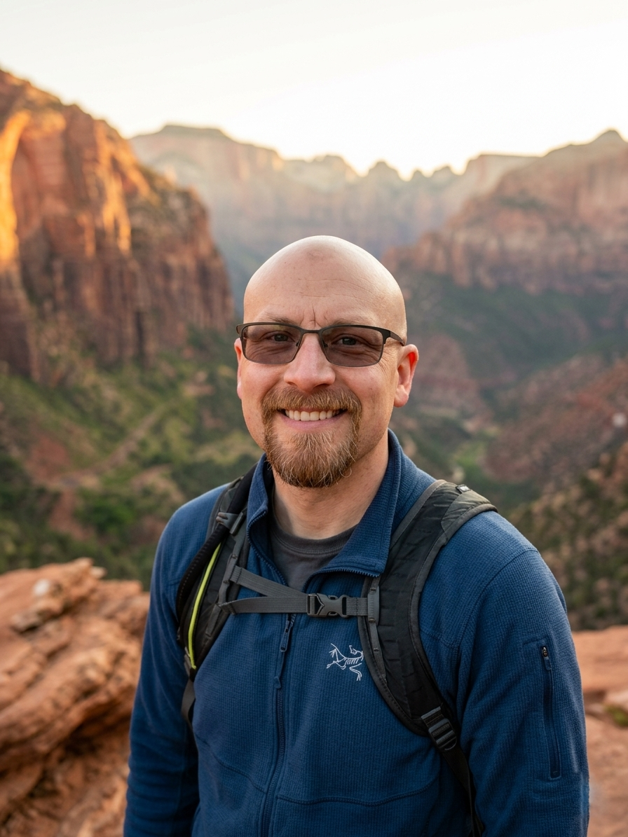 Eric at Angels Landing